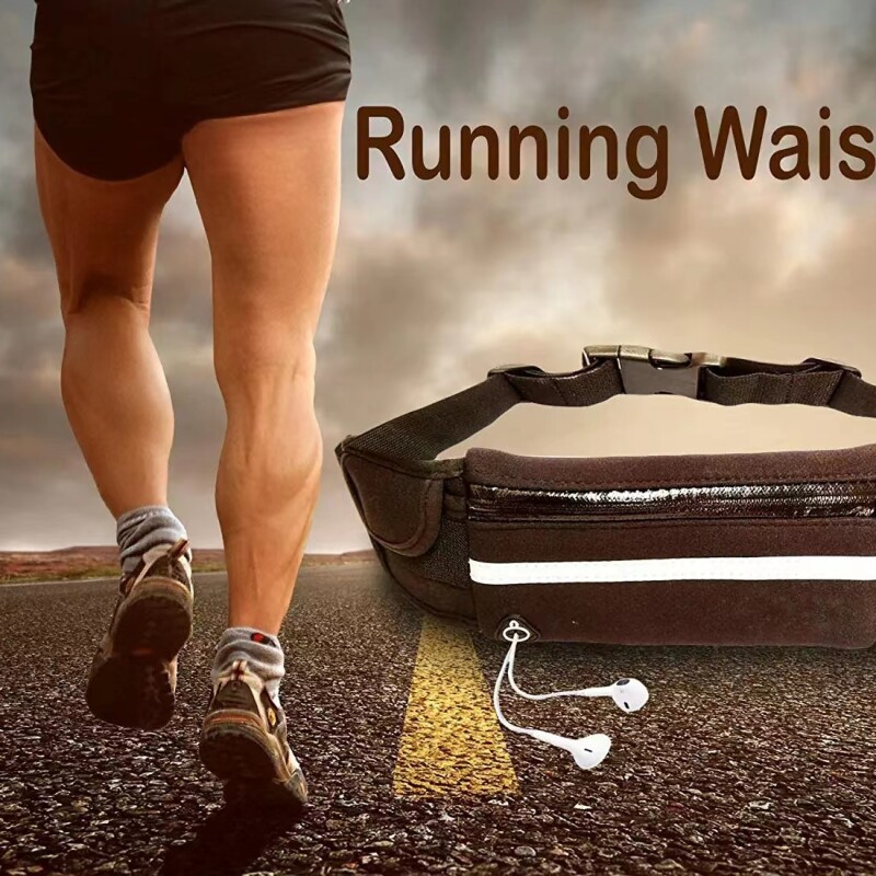 Running Waist Belt Bag Comfortable Unisex Packs for Worked Cycling