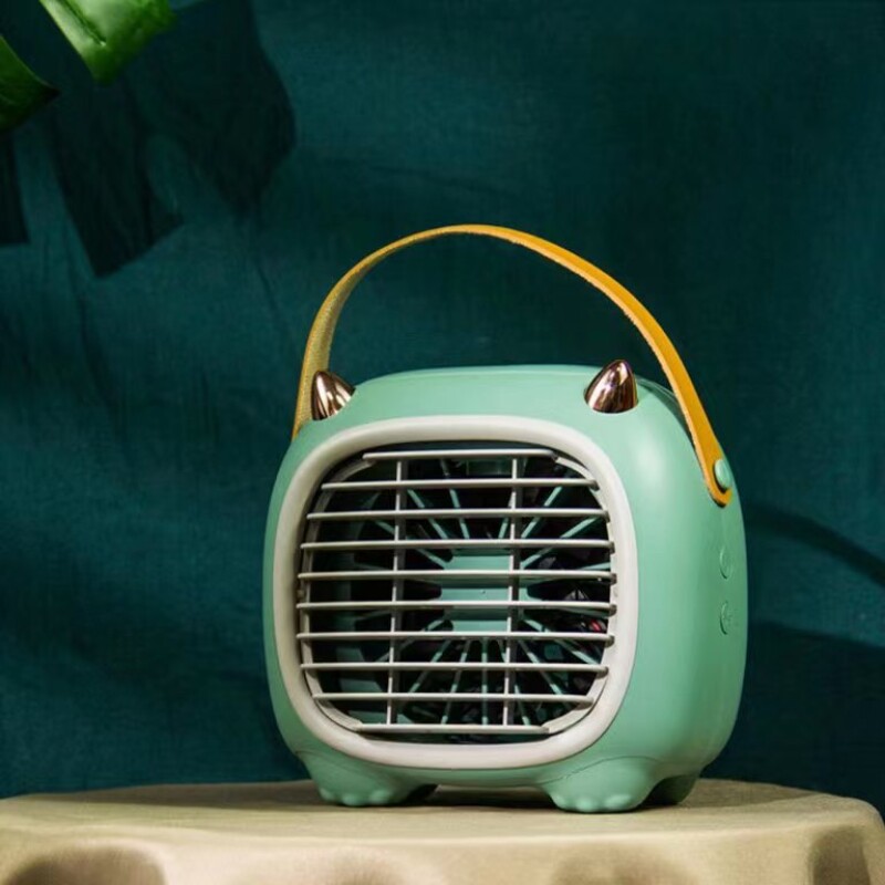 Portable Air Cooler, Mini Air Conditioner Fan Personal Evaporative Cooler, 3 Speeds Humidifier Misting Fan, Cordl