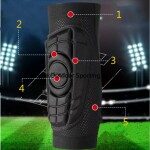 Sports Soccar Shin GuardsFootball Calf Compression Socks EVA Basketball Leg Sleeve Calf Support Protector Cycling Legs