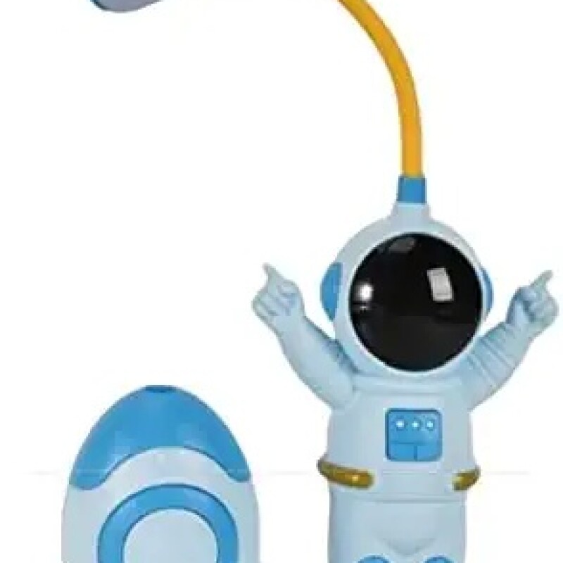 FunBlast LED Table Lamp - Robot Shaped LED Rechargeable Desk Lamp With Space Theme Sharpner Study Desk....