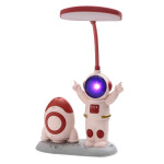 FunBlast LED Table Lamp - Robot Shaped LED Rechargeable Desk Lamp With Space Theme Sharpner Study Desk....