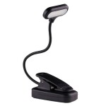 LED Adjustable Clip On Lamp Light Battery Powerted Eye Protection Desk Lamp