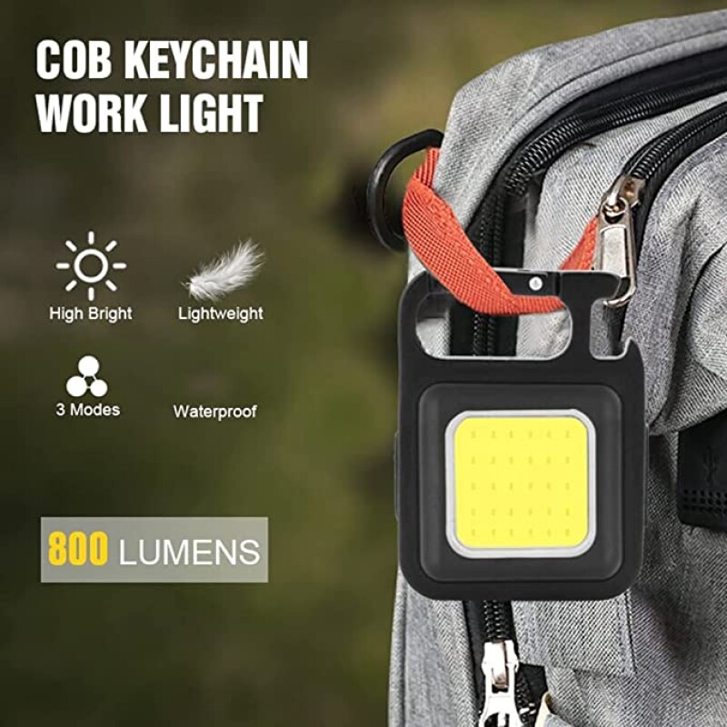 COB Rechargeable Keychain Light