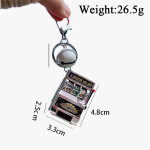 Creative Mini Slot Machine Keychain Jingle Car Keychains for Children Party Gift